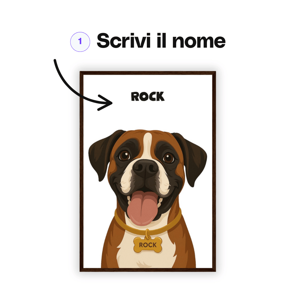 Crea il ritratto del tuo cucciolo del cuore
