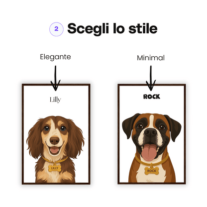 Crea il ritratto del tuo cucciolo del cuore