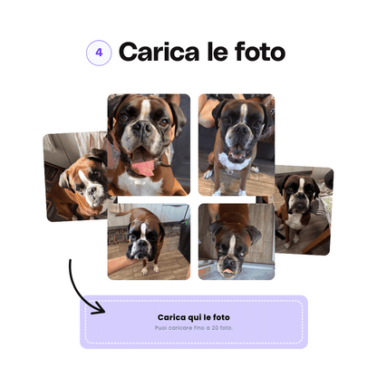 Crea il ritratto del tuo cucciolo del cuore